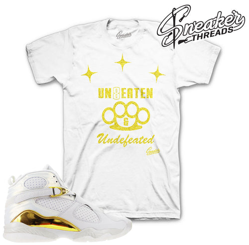 Jordan 8 champagne shirts match retro 8 championship pack tees.
