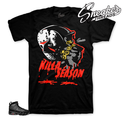 Jordan 9 bred clothing match | Bred 9 sneaker tees.