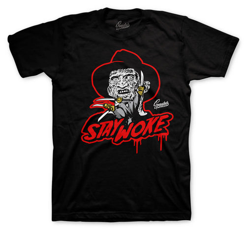 Retro 12 Dark Grey Stay Woke Shirt