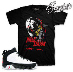 Tee shirt to store match Air Jordan 9 Particle Grey sneaker. Kings N Crowns knc Fast and Pray