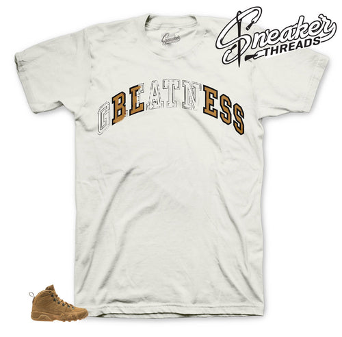 Jordan 8 Wheat Boot Stitched shirt
