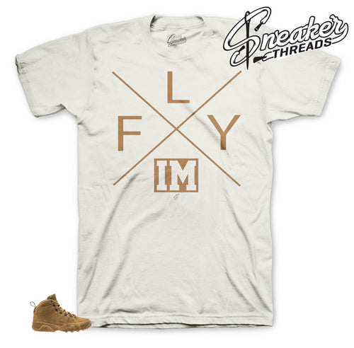 Jordan 9 Wheat Boot Fly shirt