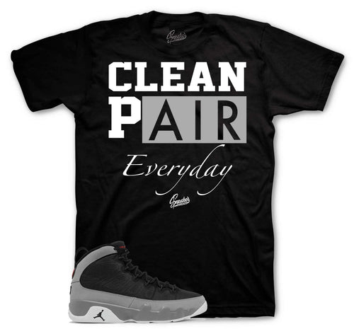 Tee shirt to outlets match Air Jordan 9 Particle Grey sneaker. Kings N Crowns knc Fast and Pray