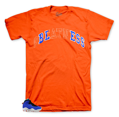 Jordan 10 Tinker stitched shirt