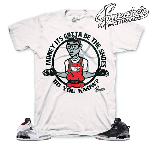 T shirts match Jordan spizike cement | Black cement spizike shirts.
