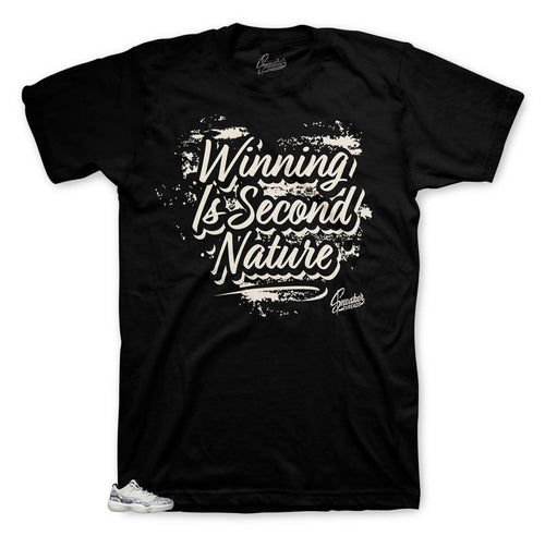 graphic tees made to match the Jordan 11 snakeskin bone collection sneakers