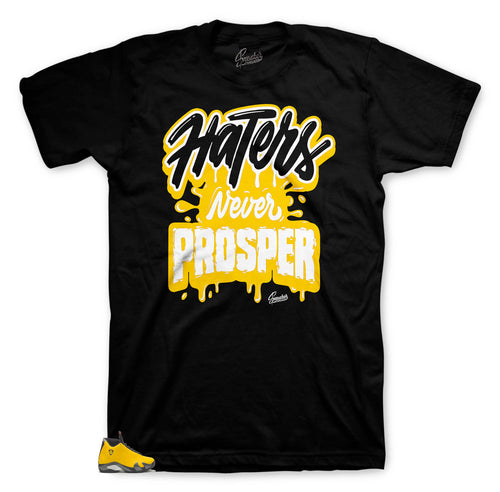 Jordan 14 yellow reverse Ferrari sneaker collection has matching tops made to match perfectly with the Jordan yellow Ferrari sneakers