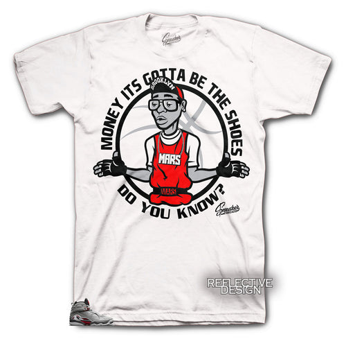 Jordan 6 reflective tees match reflections of a champion 8s.