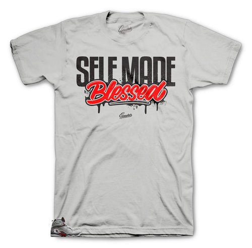 Jordan 8 reflective 3m shoe collection has matching shirt made to match perfectly