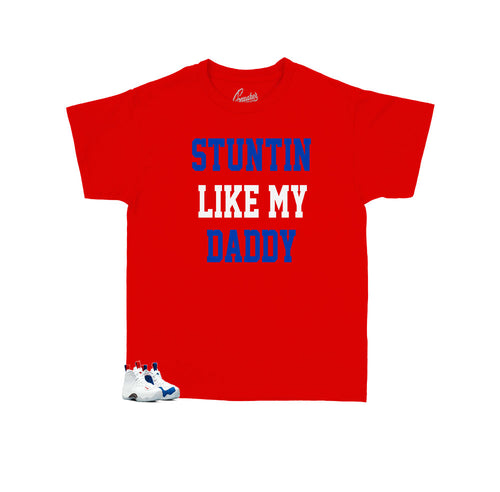 Dopest shirts for kids to match USA Foamposites to stunt like daddy