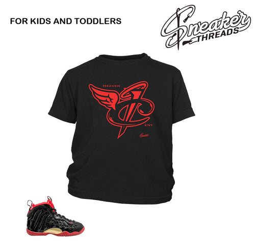 Kids vamposite shirts match foams | Toddler sneaker tees.