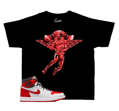 Kids Jordan 1 Heritage Shirts
