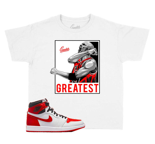Kids Jordan 1 heritage sneaker tees