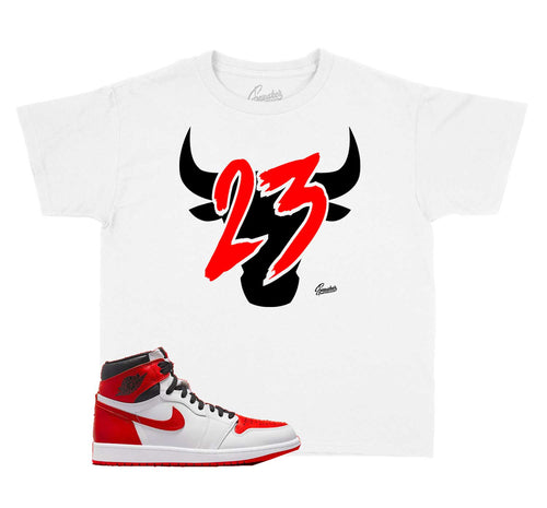 Kids Jordan 1 Heritage Shirts