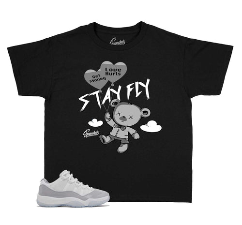 Kids - Cement Grey 11 Money over Love Shirt