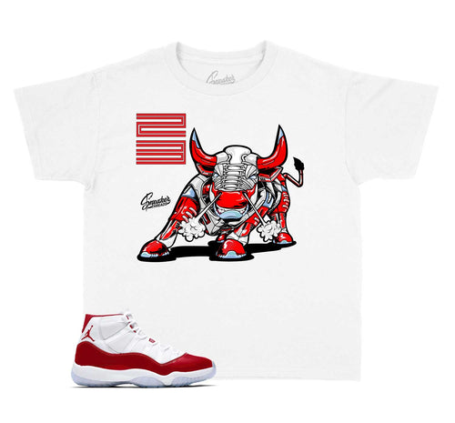 Kids - Cherry 11 Bull Shirt