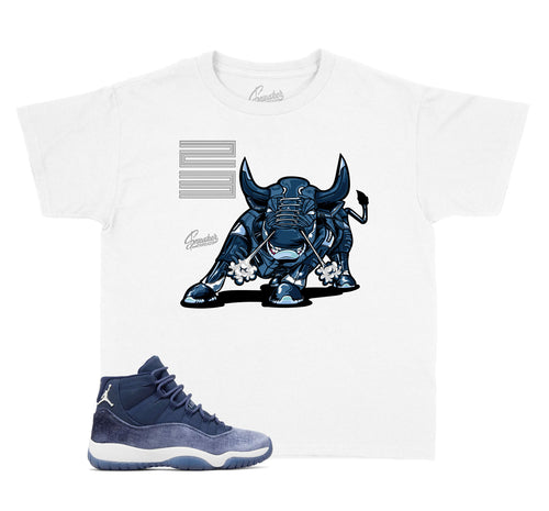 Kids - Midnight Navy 11 Icy Bull Shirt
