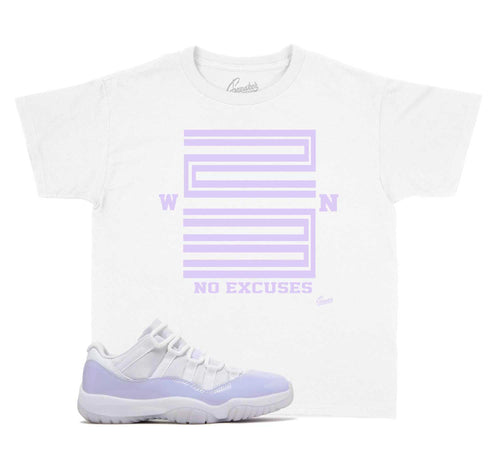 Kids Jordan 11 Pure violet sneaker tees