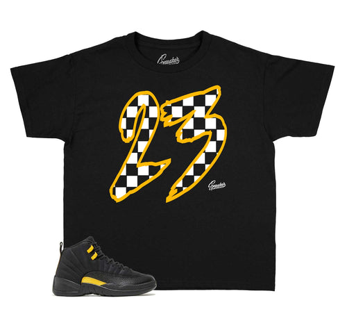 Kids - Black Taxi 12 Checkered Shirt