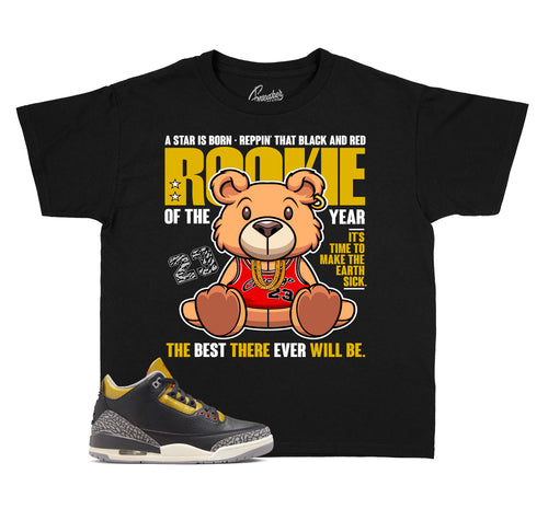 Kids - Cement Gold 3 Rookie Bear Shirt