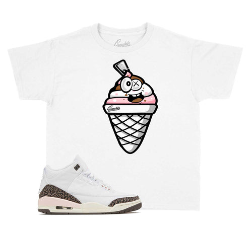 Kids Jordan 3 Neapolitan sneaker tees