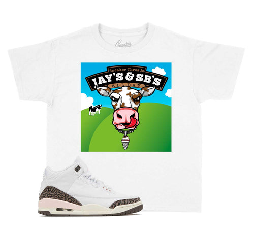 Kids Jordan 3 Neapolitan sneaker tees