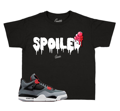 kids Jordan 4 infrared sneaker tees