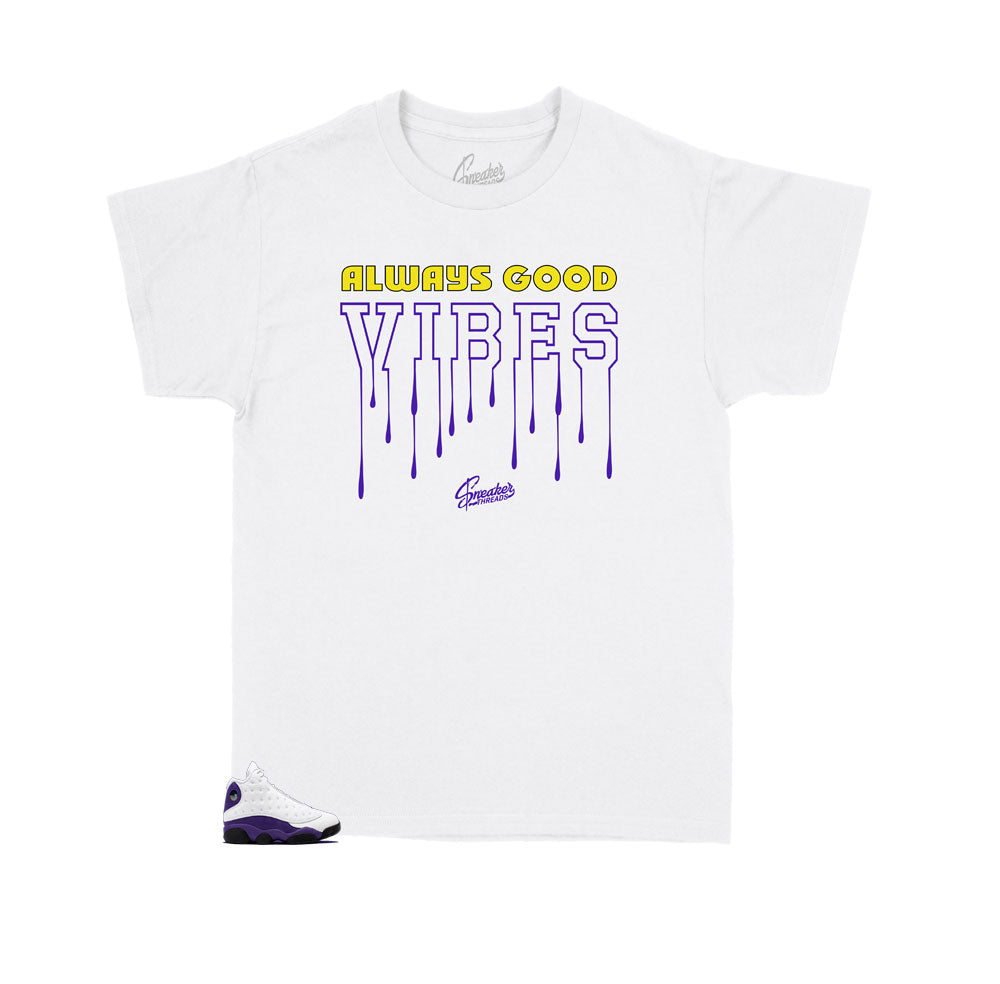 Air Jordan 13 Lakers Matching Shirts