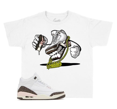 Jordan 3 Neapolitan Sneaker Tees Match Jordan 3 Mocha pink shoes