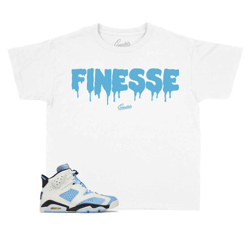 Kids Jordan 6 unc sneaker tees