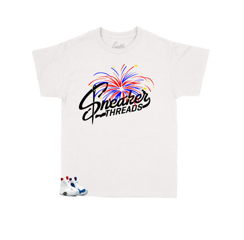 USA Foamposite cool shirt to match sneakers for kids