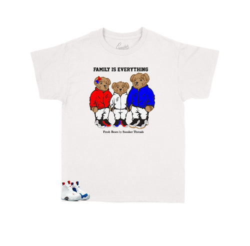 Kids shirt collection to match Foamposites USA