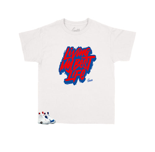 Living My Best Life shirt for USA Foamposites collection