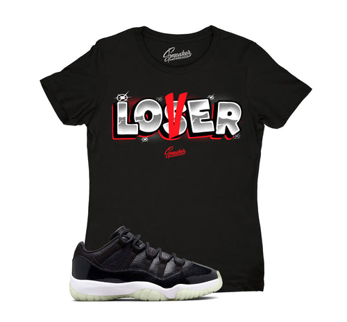 Ladies Jordan 11 72-10 sneaker tees