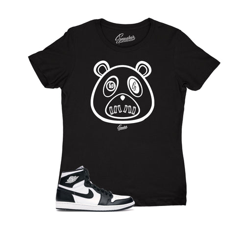 Womens - Black White 1 ST Bear Shirt