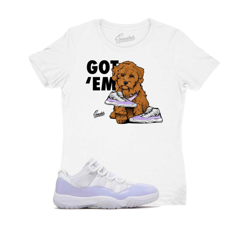 Womens jordan 11 pure violet sneaker tees
