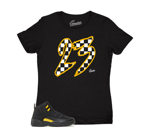 Womens - Black Taxi 12 Checkered Shirt