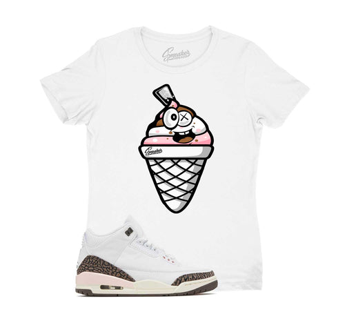 Women's Jordan 3 Neapolitan sneaker tees