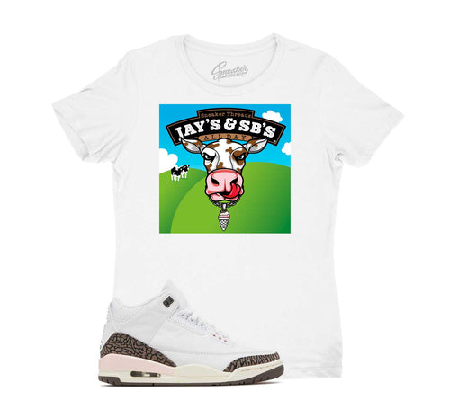 Women's Jordan 3 Neapolitan sneaker tees