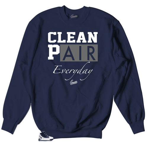 crewneck sweater collection matching the Lebron III midnight navy sneakers