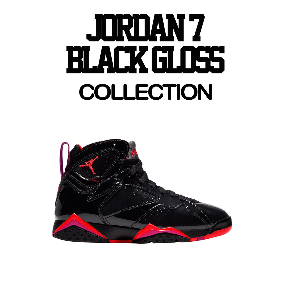 womens air jordan 7 black gloss