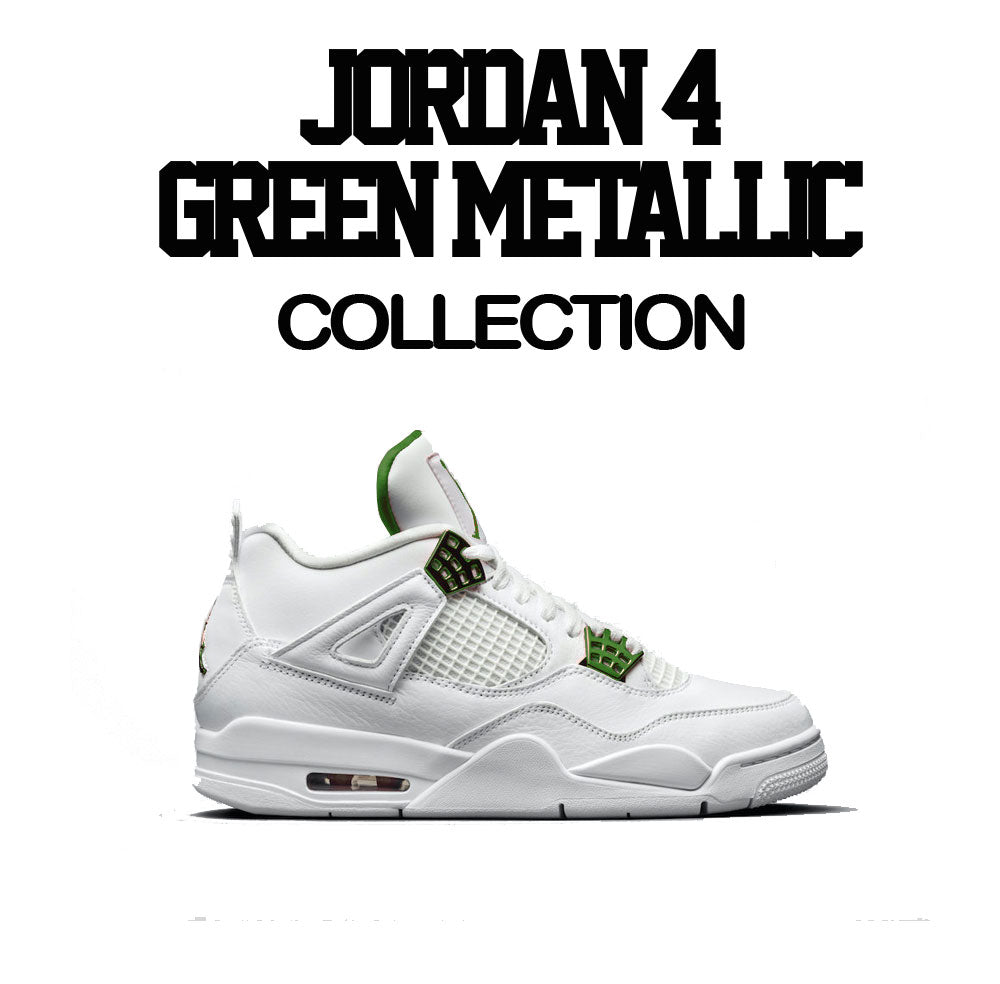 Air Jordan 4 Retro Green Metallic