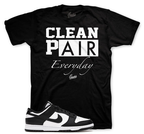 Dunk Low Panda Sneaker Shirts And Matching Apparel Sneaker Tees