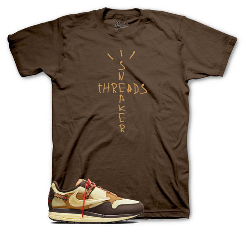 Air Max 1 Travis Scott baroque brown sneaker tees