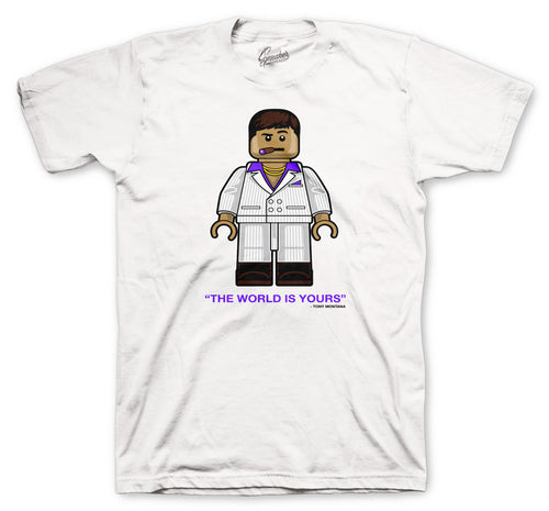 Retro 4 Purple Metallic Tony Bic Shirt