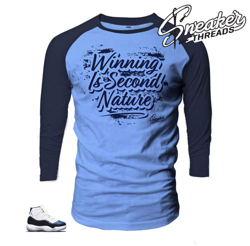 Raglan tees match jordan 11 win like 82 midnight navy.