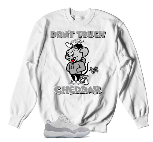 Retro 11 Cement Grey Cheddar Sweater