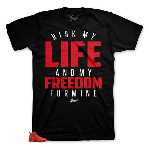  Retro gym red Jordan 12 black and red tees match shoes | Jordan 12 retro gym red shoes match shirt 