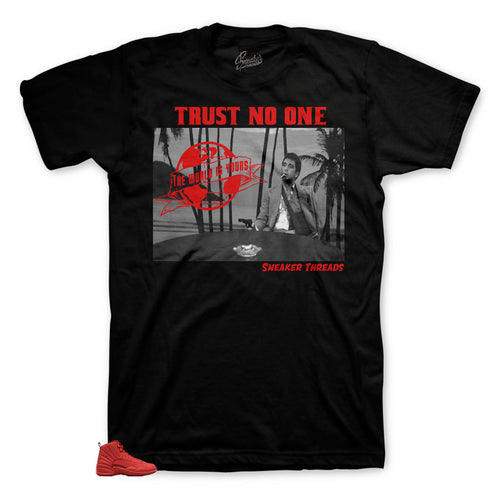  Retro gym red Jordan 12 tees match sneakers | Jordan 12 retro gym red shoes match shirt 