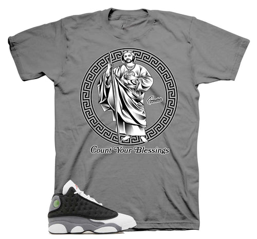 Retro 13 Black Flint St. Jude Shirt